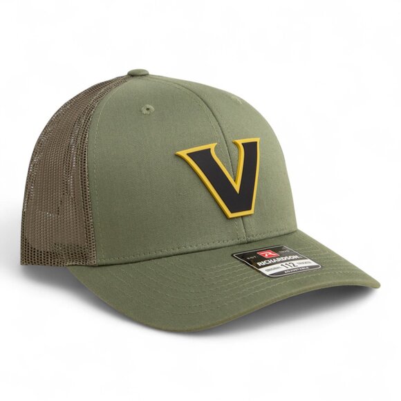 Vanderbilt Commodores Black 3D Snapback Trucker Hat- Loden - Picture 1 of 3